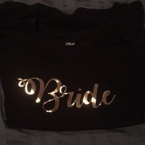 Bride or bridesmaid t-shirts